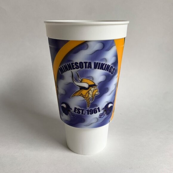 Randy Moss Daunte Culpepper Minnesota Vikings Holographic Cup NEW - Picture 3 of 6